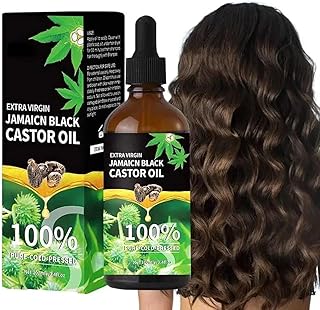 زيت الخروع الجامايكي الأسود العضوي الممتاز - لتغذية وتقوية الشعر والبشرة (60 مل)