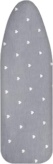Bügelbrettbezug, 125 * 46cm Bügelbezug Universalcover, Bügelbezug mit Gummizug, Bügeltischbezug aus Baumwolle, Geeignet für Dampfbügelstation und Dampfbügeleisen(Herz)