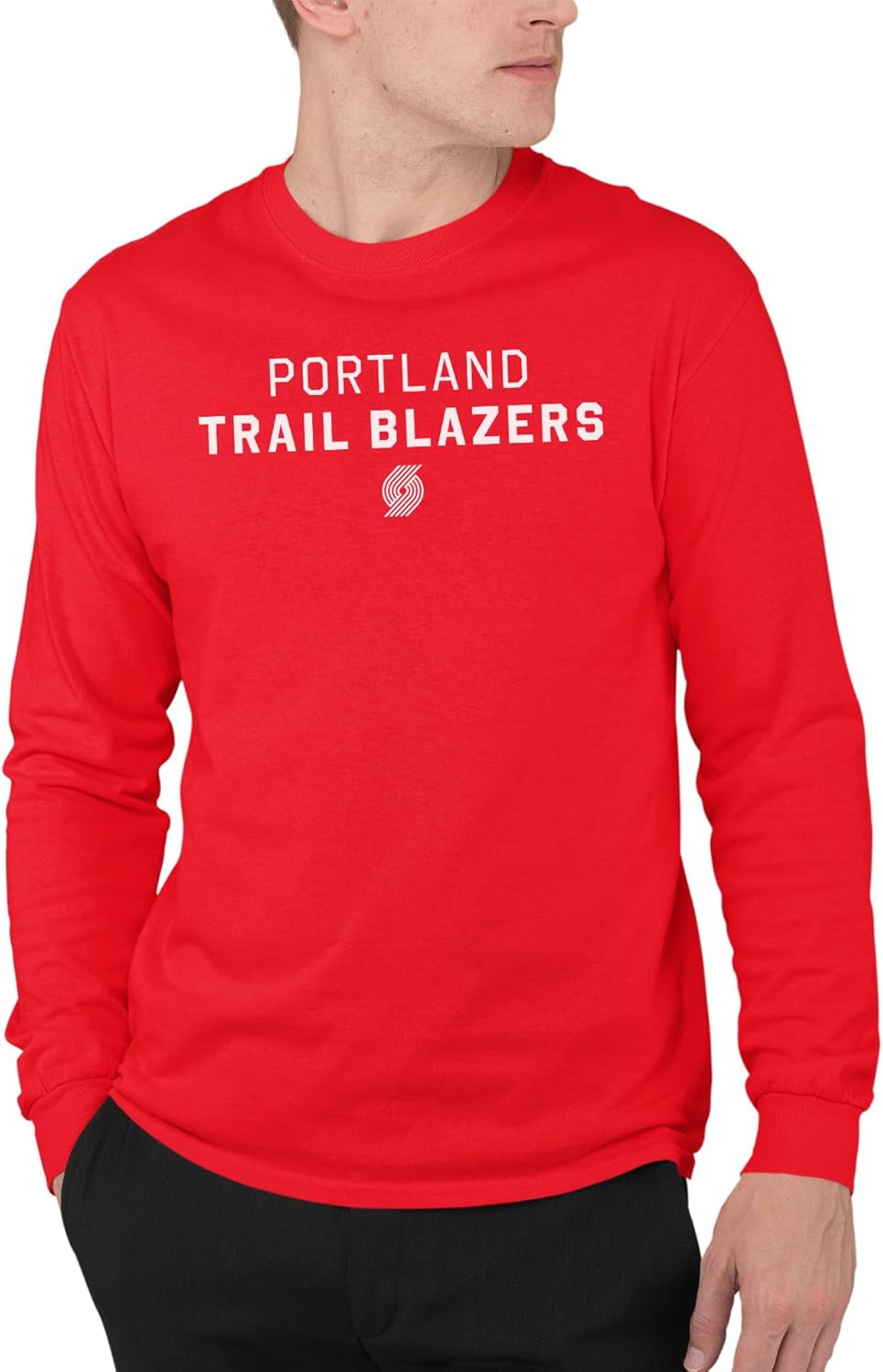 Junk Food NBA - Core Stacked - Officially Licensed Adult Long Sleeve Fan Tee for Men and Women