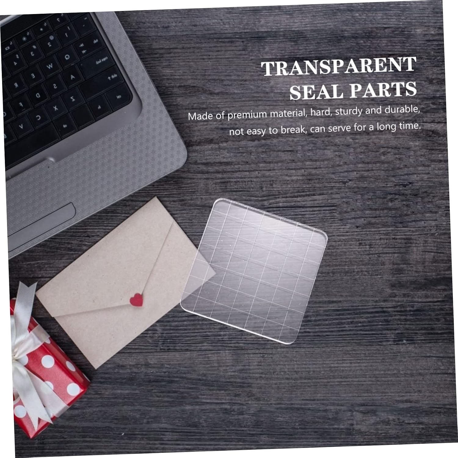 5pcs Transparent Stamp Blocks Durable Seal Stamp Boards Lines for DIY Crafts Card Making and Scrapbooking Projects