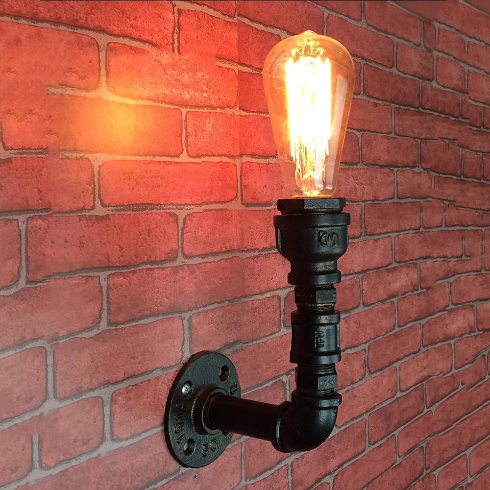 Lámpara de escalera industrial para iluminar pasillos oscuros con estilo retro 8