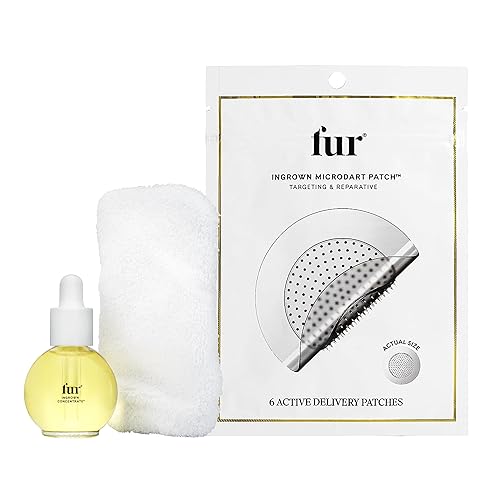 Fur Paquete de parches de concentrado encarnado y microart suaviza, calma y trata los pelos encarnados y elimina eficazmente las protuberancias