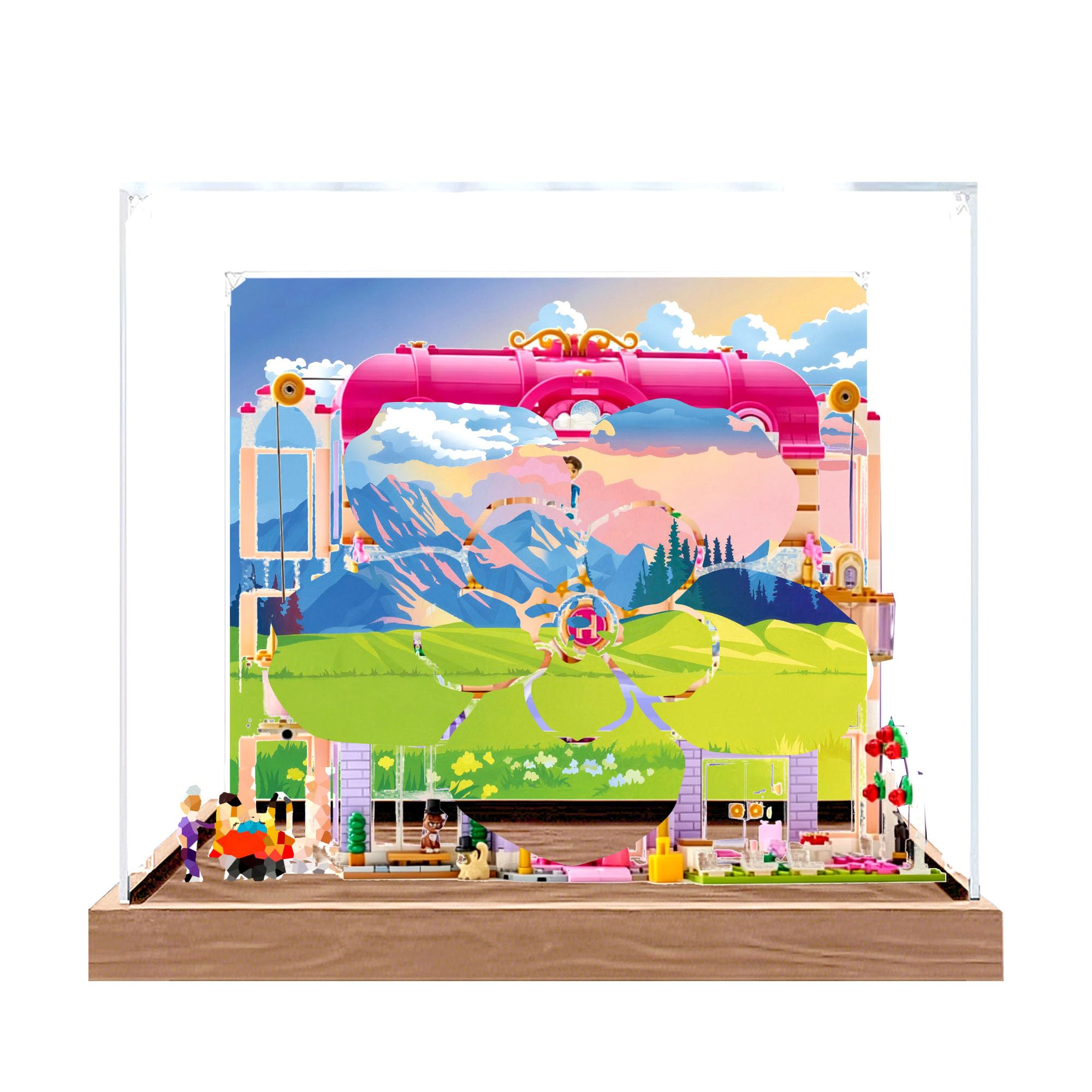Clear Acrylic Showcase Box for Le-go 42704 Sets (Background 4)