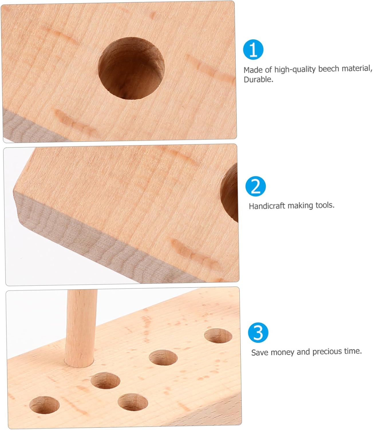 DECORNIJIA Creative Bow Maker Tool Wooden Bowknot Fixing Device for Wreaths Party Decorations Hardwood Rods Base for Any Occasion