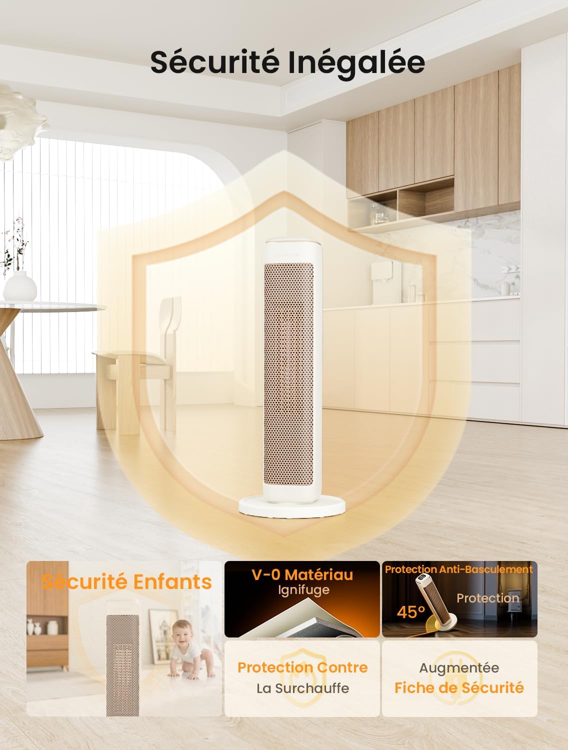 chauffage electrique grande piece – vue détaillée