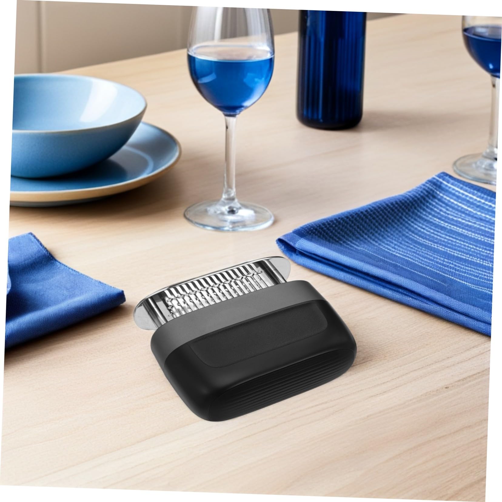 Mipcase Ablandadores de Carne Agujas Ultra Afiladas Herramienta para Ablandar Carne de Res Pavo y Pescado para Cocina y Preparación de Filetes Caseros Acero Inoxidable