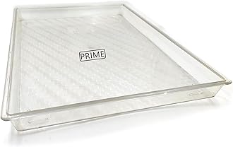 Prime Bakers and Moylders Multipurpose Unbreakable Plastic Serving Tray for Kitchen (Square Corners, 14x10 Inch)