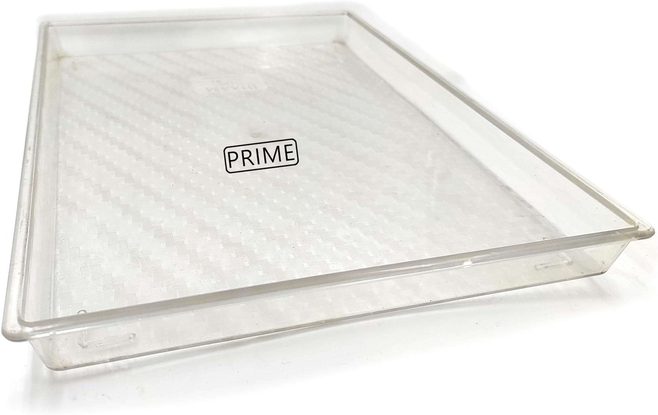 Prime Bakers and Moylders Multipurpose Unbreakable Plastic Serving Tray for Kitchen (Square Corners, 14x10 Inch)