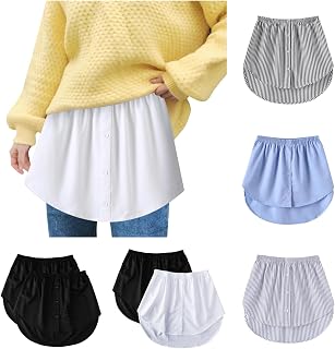 Extensión de camiseta para mujer, minifalda para mujer, minifalda interior, minifalda con dobladillo, falda, falda interior, regalo de Nochevieja
