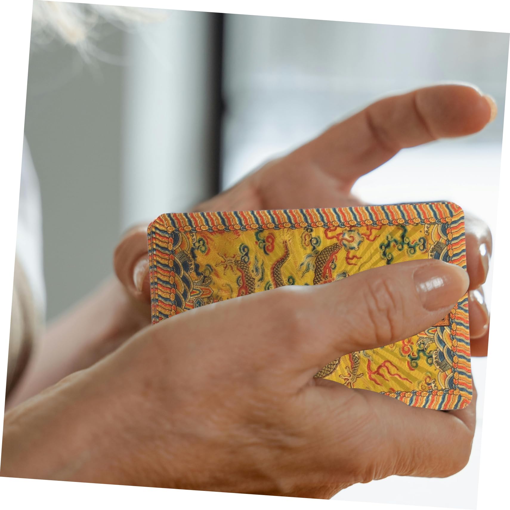 Abaodam 5 Paquetes De Naipes De Papel De Oro Cartas De Póquer Tally Naipes Naipes Estándar Trucos De Mesa De Póquer Accesorios Favores De Fiesta Suministros para Fiestas Juego