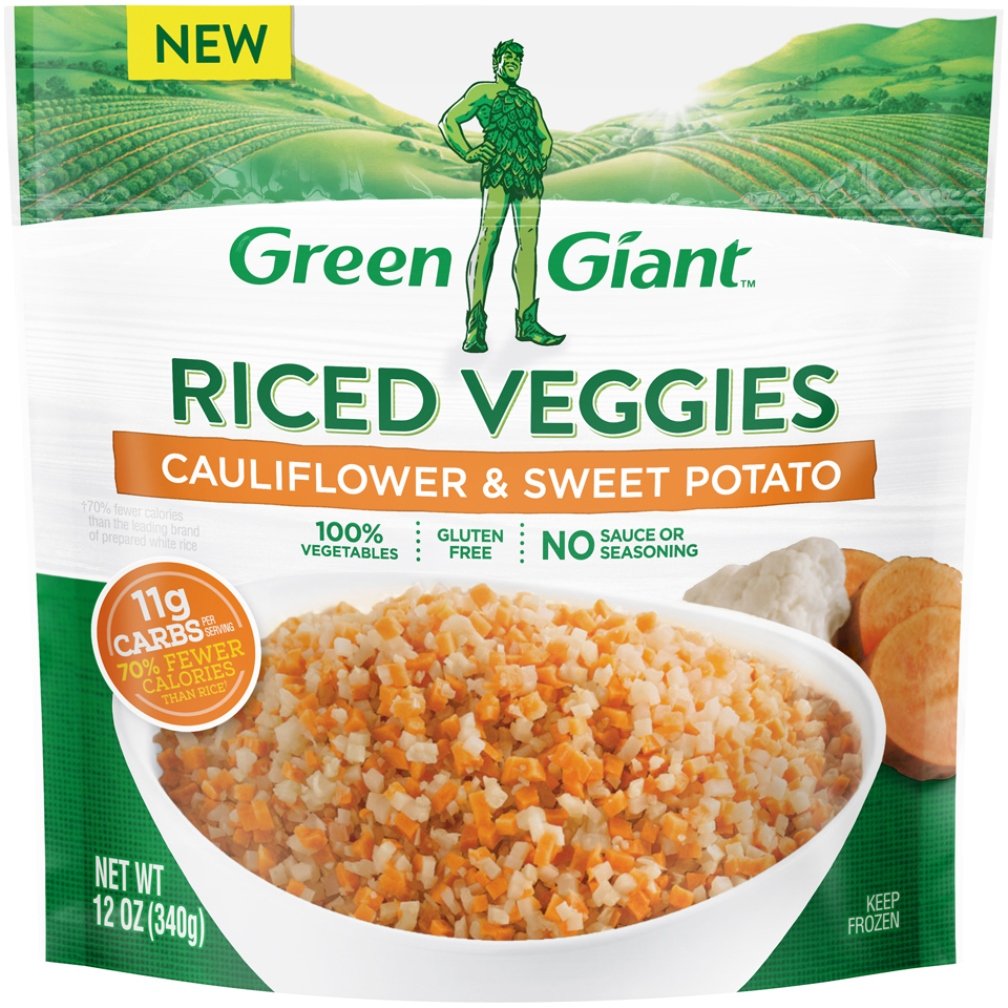 Green Giant Riced Veggies Cauliflower & Sweet Potato, 12 oz (Frozen)