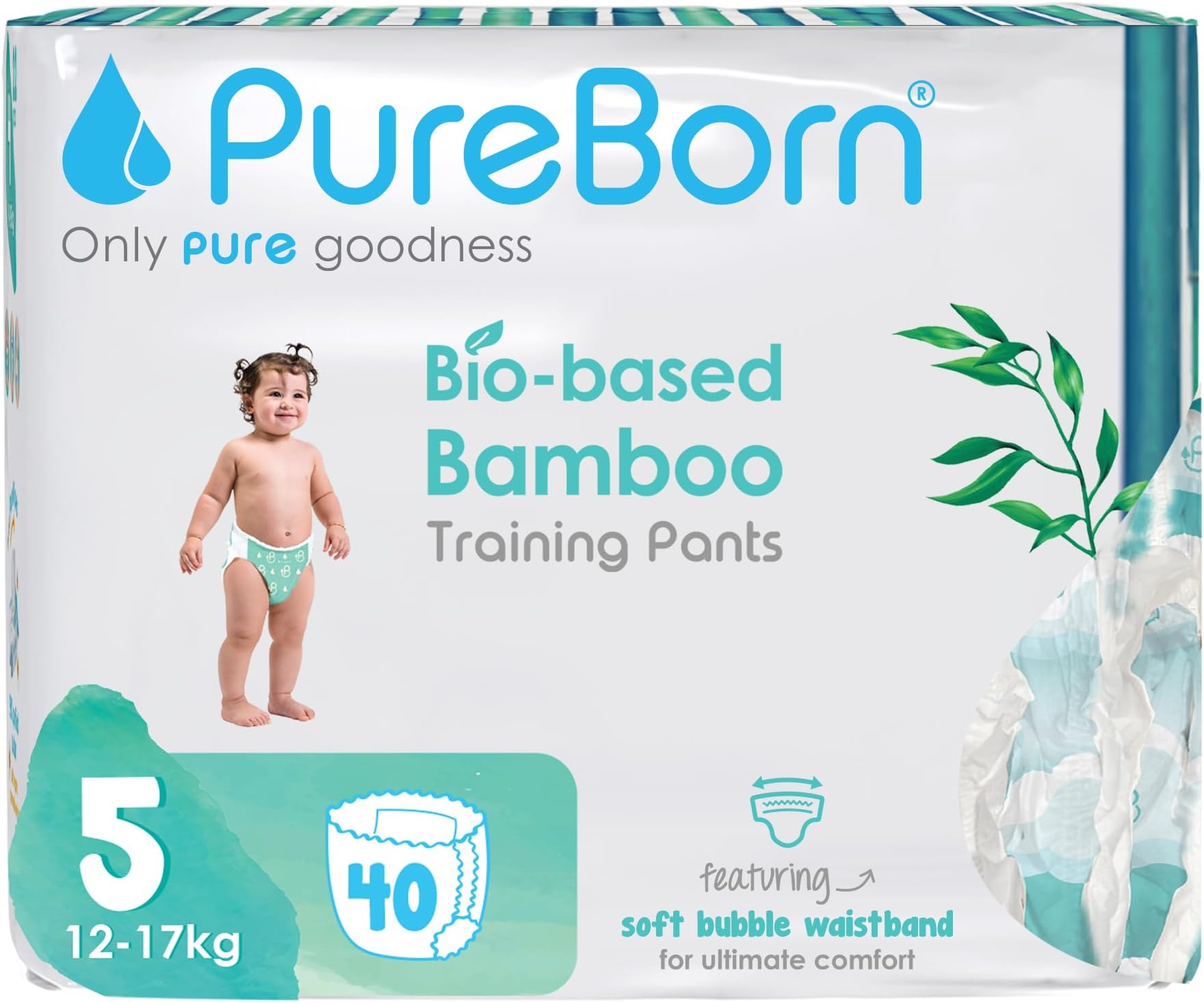 Baby Dry Pull Up Diapers/Nappy Pants Suitable for Babies |Size -5 |Double Pack|40 Pieces|Superior Upto 12 Hours Day & Night Protection|Dermatologically tested|Super Soft|Skin Friendly