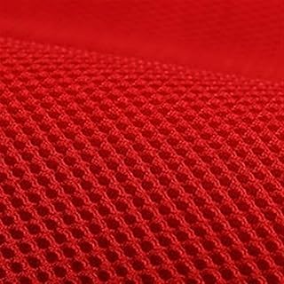 Paño para parrilla de altavoz, tela de malla Gille, accesorios de protección para altavoces, blanco, marrón, plateado, negro, 1,5 x 0,5 (color: A01- rojo brillante)