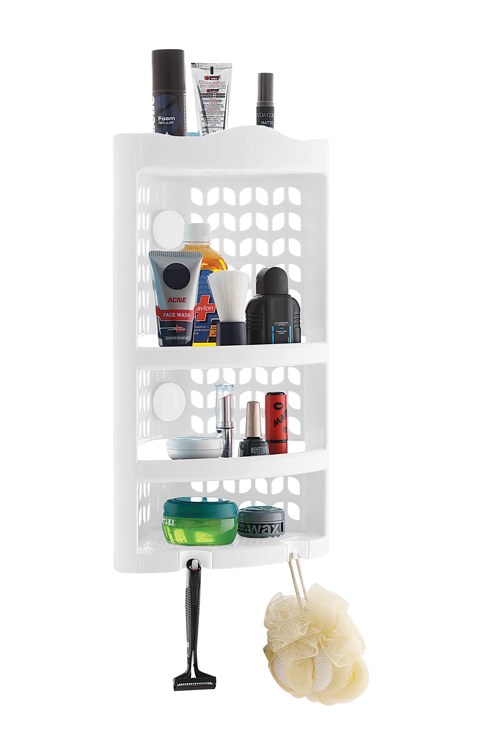 See full amazon price history chart for Nabhya Plastic Multipurpose Wall Mount Bathroom Corner Shelf and Rack Kitchen Bathroom Storage Rack (White) Nabhya Plastic Multipurpose Wall Mount Bathroom Corner Shelf and Rack Kitchen Bathroom Storage Rack (White) (B0B8PP4DPY) Amazon Price History, Amazon Price Tracker