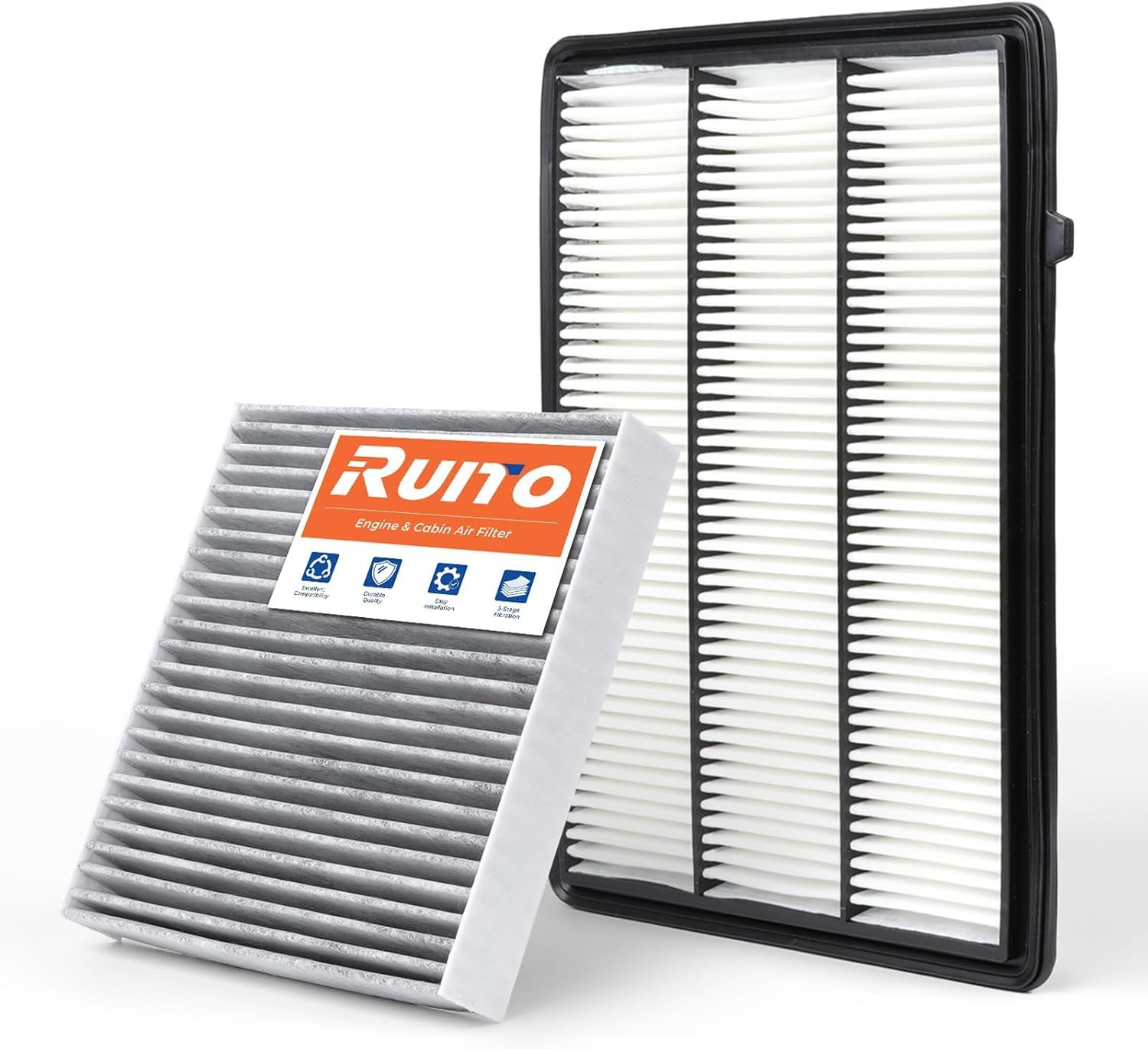 Cabin Engine Air Filter Kit Fits 2019-2025 QX50, 2022-2025 QX55