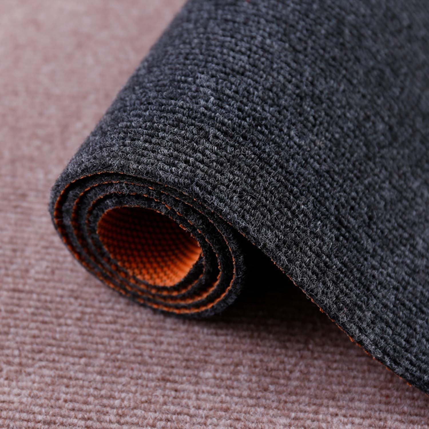 PTKG Carpet Protector Chair Mat, Soft Cuttable Rugs Living Room, Washable Runner Rugs for Hallway, Non Slip Office Chair Mat, Water Absorption and Sound Insulation,Black,120cm×160cm
