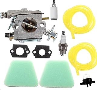 Shnile Carburetor Carb Compatible with Craftsman 42cc Chainsaw Air Filter Chain Saw Gasket PP220 1975 Woodshark 2150 Predator