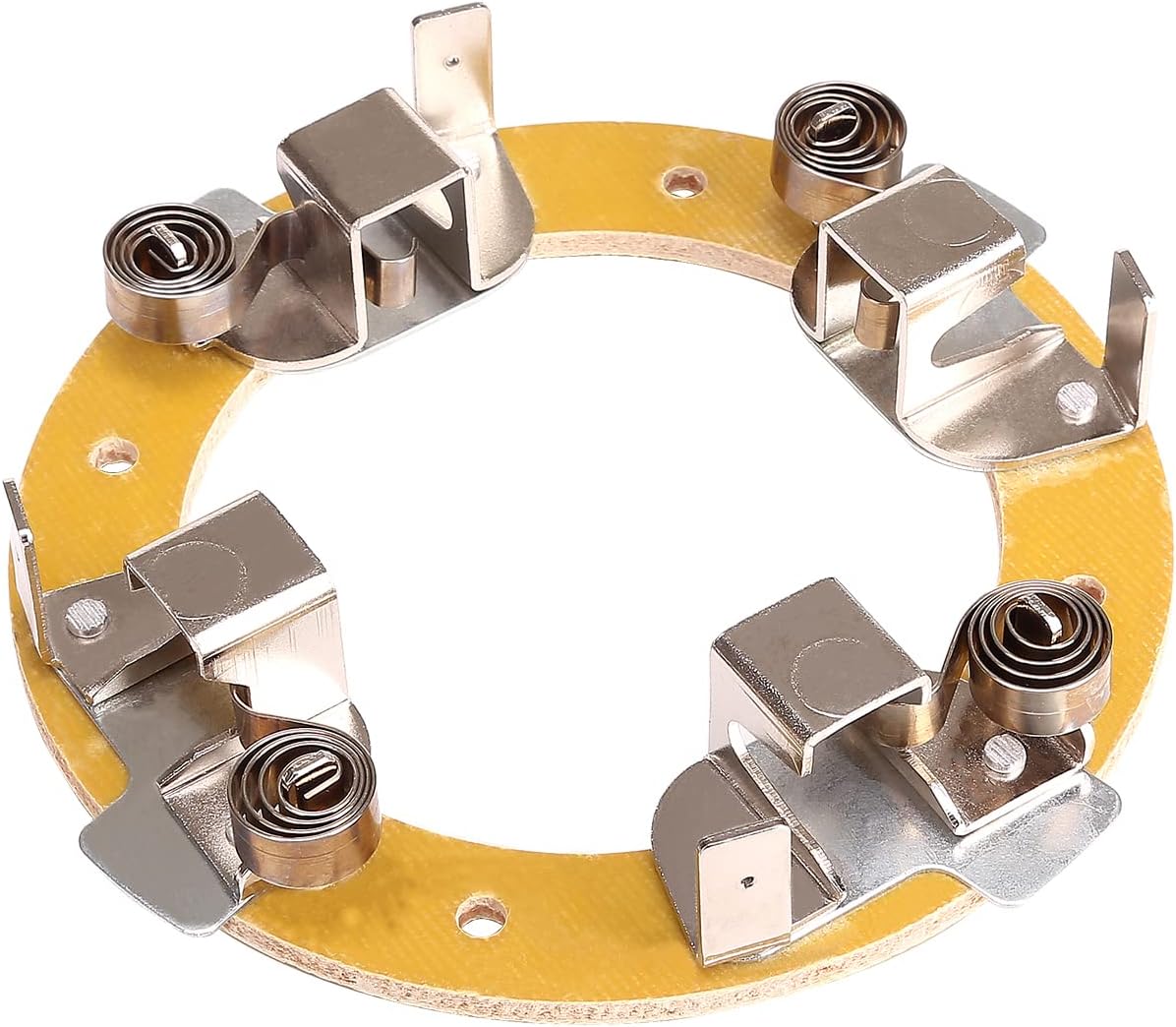 10L0L Motor Brushes Holder Plate with Springs Fits Yamaha G29 Golf Cart with DM430-06 Hitachi Motor Replaces Parts JU2-H1840-20-00, JU2-H1801-20-00