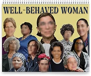 2026 Well Behaved Women Calendar, Well Behaved Women Empowerment Calendars, Motivational Gift, Home & Office Wall Décor, Modern Feminism Art Calendar