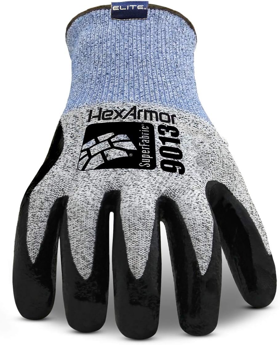 HexArmor | Seamless-Coated Cut-Resistant Safety Work Gloves | 9000 Series