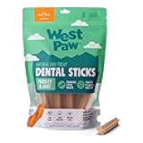 WEST PAW Dental Sticks Durable Dog Chew for Interactive Play, Clean Teeth and Fresh Breath - Safe Reliable and Long Lasting - 14 oz Bag for Small Dogs