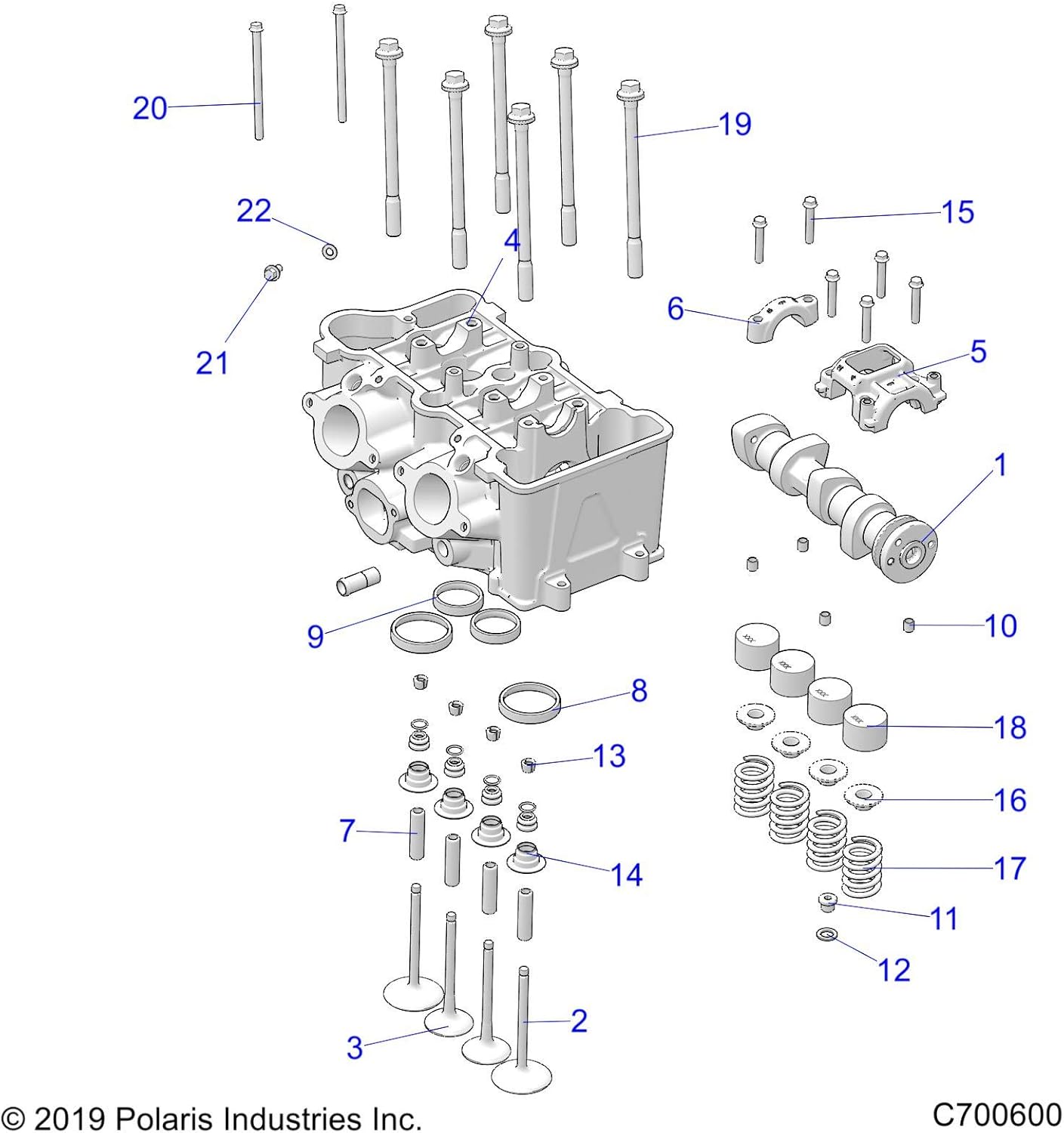 Polaris Off Road Graded Valve Tappet, 3.650, Genuine OEM Part 5139458-365, Qty 1