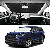 Vista 198 de Parasol de parabrisas de ajuste personalizado para Nissan Titan 2017-2024, bloquea los rayos UV y el calor, parasol de ventana delantera, fácil