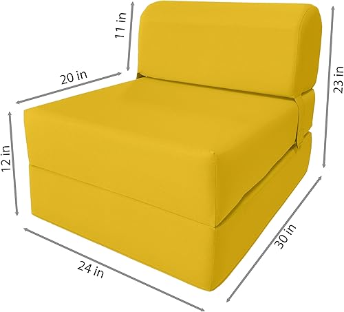 Miniatura 201 de Sofá cama plegable color gris de espuma, 6 pulgadas. Grosor x 32 pulgadas, ancho x 70 pulgadas. Cama de Invitados, cama plegable con espuma de alta