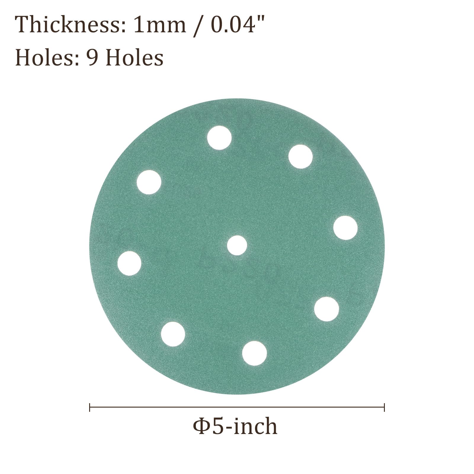 Kozelo 10pcs Green Film Sanding Discs - Image 3