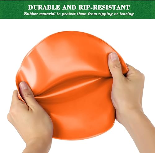 Miniatura 4 de TuXHui Marcadores puntuales de goma de 9 pulgadas, puntos de agilidad antideslizantes, conos planos para niños, deportes, fútbol, baloncesto,