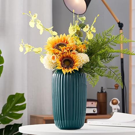 Amazon Co Jp 仏壇用 花瓶 花びん おしゃれ 北欧 手作り つや消し面 一輪挿し 花束 生け花 造花 ドライフラワー 室内 リビング レストラン 玄関 置物 民宿 食卓 インテリア インテリア雑貨 ホーム キッチン