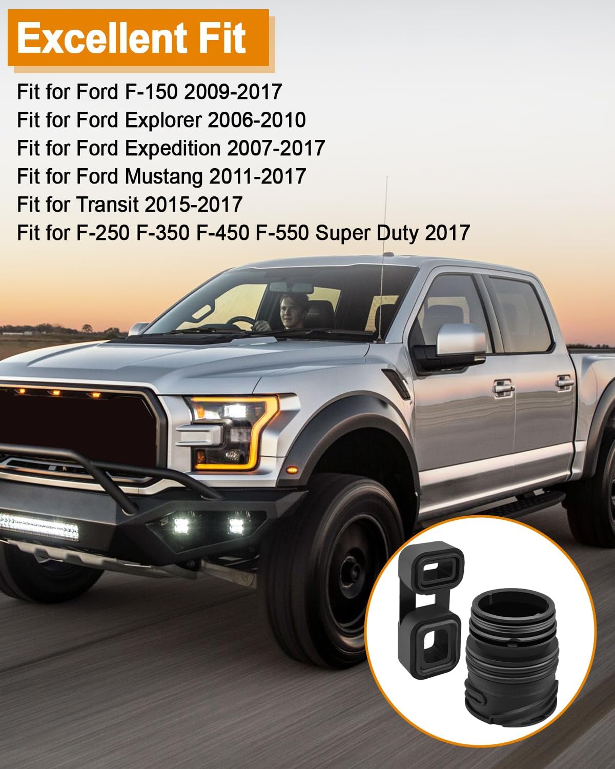 Transmission Valve Body Connector Sealing Sleeve Fit for Ford F150 2009-2017 Explorer 2006-2010 Expedition 2007-2017 Mustang 2011-2017 Some Models, Replace 6L2Z-7G276-AA