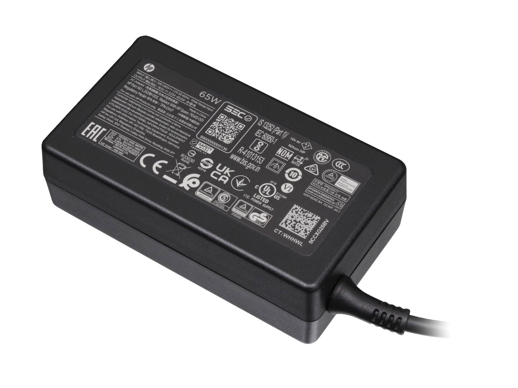 HP ProBook 430 G4 Original Chargeur 65 Watt Normal avec Adaptateur