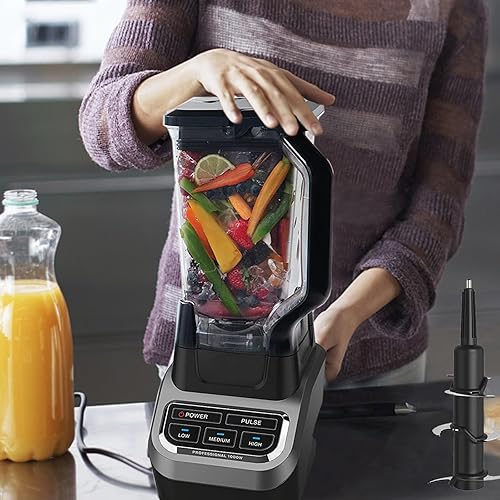 Miniatura 7 de Blender 6 cuchillas de repuesto compatibles con jarra Ninja de 72 onzas, piezas de repuesto compatibles con Ninja Blender 1100 1200 1500 vatios