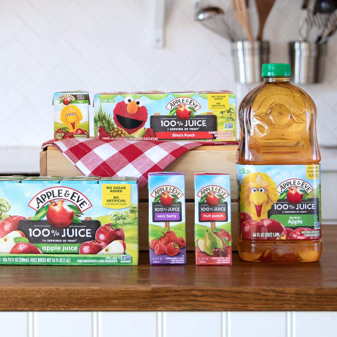 Sesame Street Apple And Eve Fruitables Apple Eve Fruitables, Berry