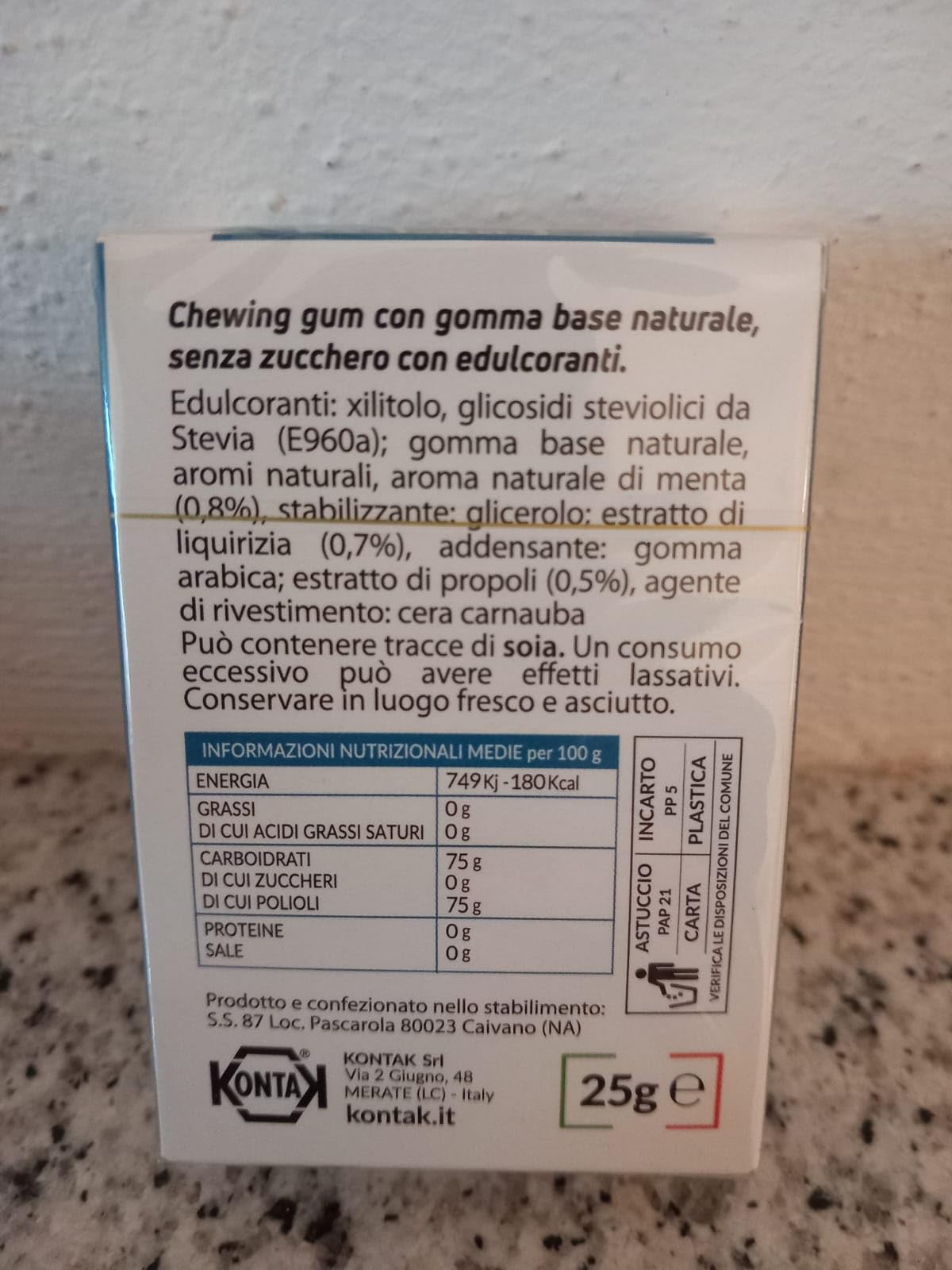 Chewing PROPOL NATURAL GUM
