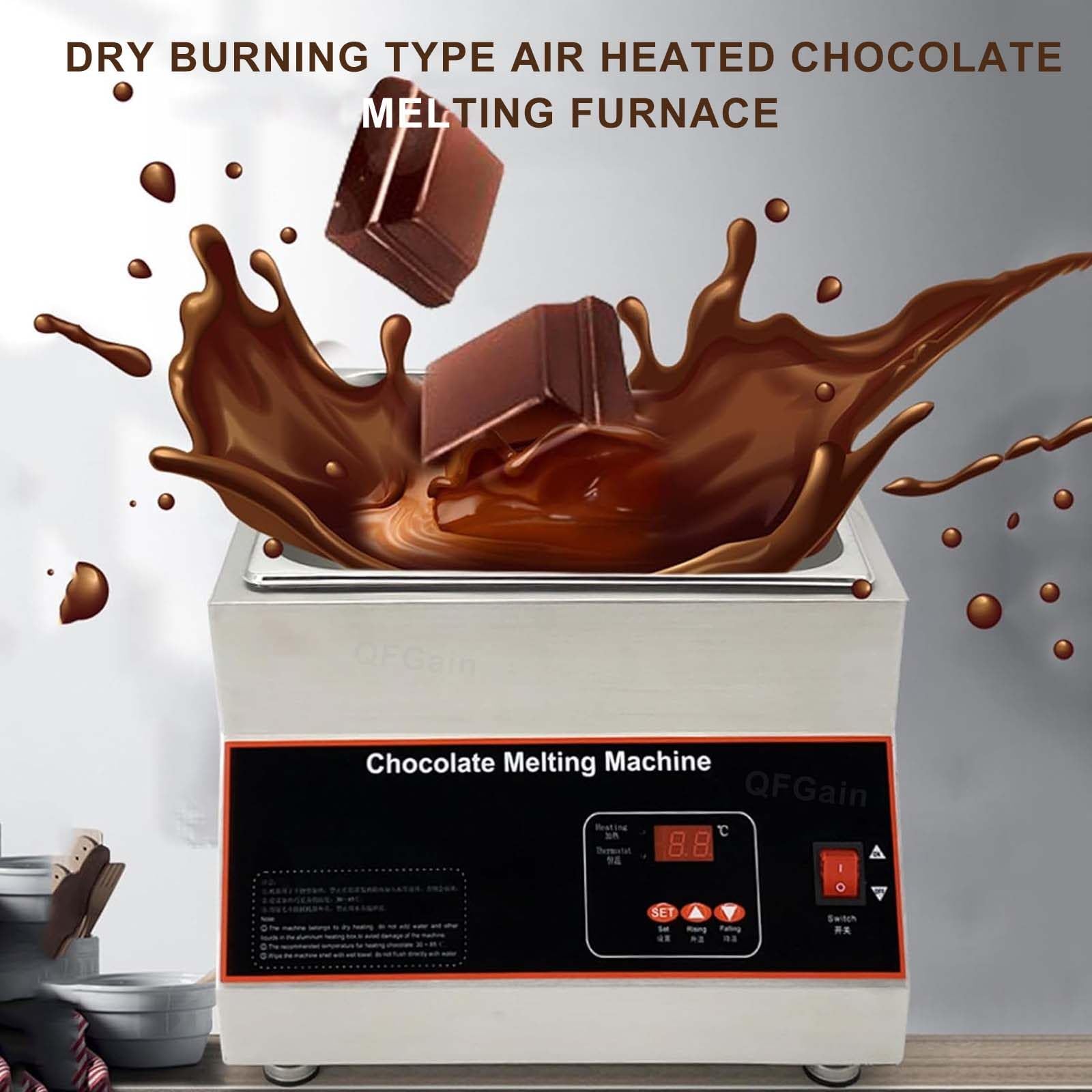 Macchina per temperare il cioccolato - Efficiente attrezzatura per fusione e miscelazione per cottura professionale, ideale per panetterie e pasticcerie