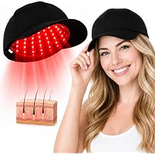 Laser Hair Growth Cap, Red Light Therapy for Hair Growth, Black