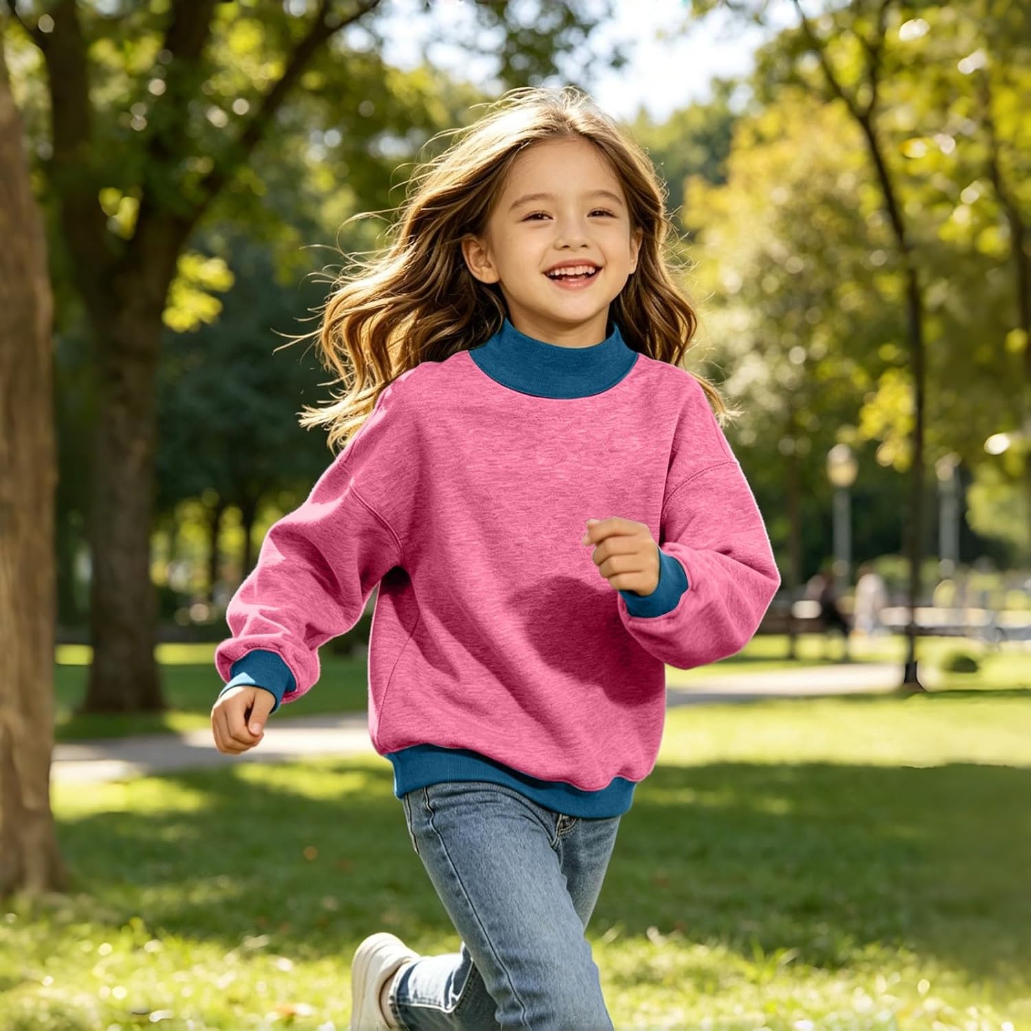 Toddler Kids Baby Boy Girl Long Sleeve Sweatshirt Casual Shirt Thin