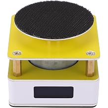 Cryfokt 10000 RPM Disc Sander, Electric Small Sanding Disc Machine with 2 Sandpapers 4 Speed Adjustable, DIY Benchtop Sanding Polishing Grinding Machine for Wood, Metal, Stone