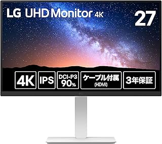 27US550-W LG UHD Monitor 27型 4Kモニター