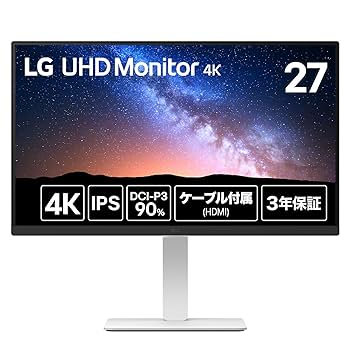 LG 27型 27インチ IPS 4K UHD 液晶モニター 27UP550 27