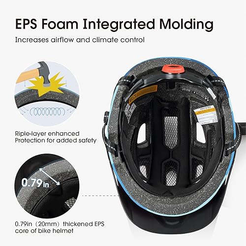 Miniatura 8 de newyoo Triciclo para niños pequeños con casco, bicicleta para niños pequeños, triciclos para niños de 1 a 3 años, casco de bicicleta para niños de 3