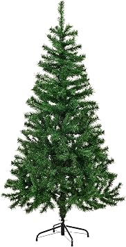 150 cm Y lba   am A ac , 330 Adet Ekstra Yo un Dall , Y ksek Kaliteli PVC Malzeme, Sallanmaz Metal Ayakl  ve G vdeli, Kolay Kurulumlu, Ev Ofis Parti Noel Dekorasyonu  in 150 cm Y lba   am A ac