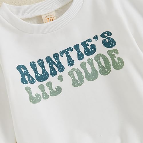 Miniatura 4 de BemeyourBBs Ropa de otoño e invierno para bebé niño, conjunto de sudadera con capucha de manga larga con letras divertidas y pantalones, conjunto de