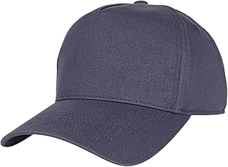 Elidan Classic A-Frame 5-Panel Snapback Hat, Semi-Structured Pinch Front Baseball Cap, Adjustable Fit, Blank for Custom