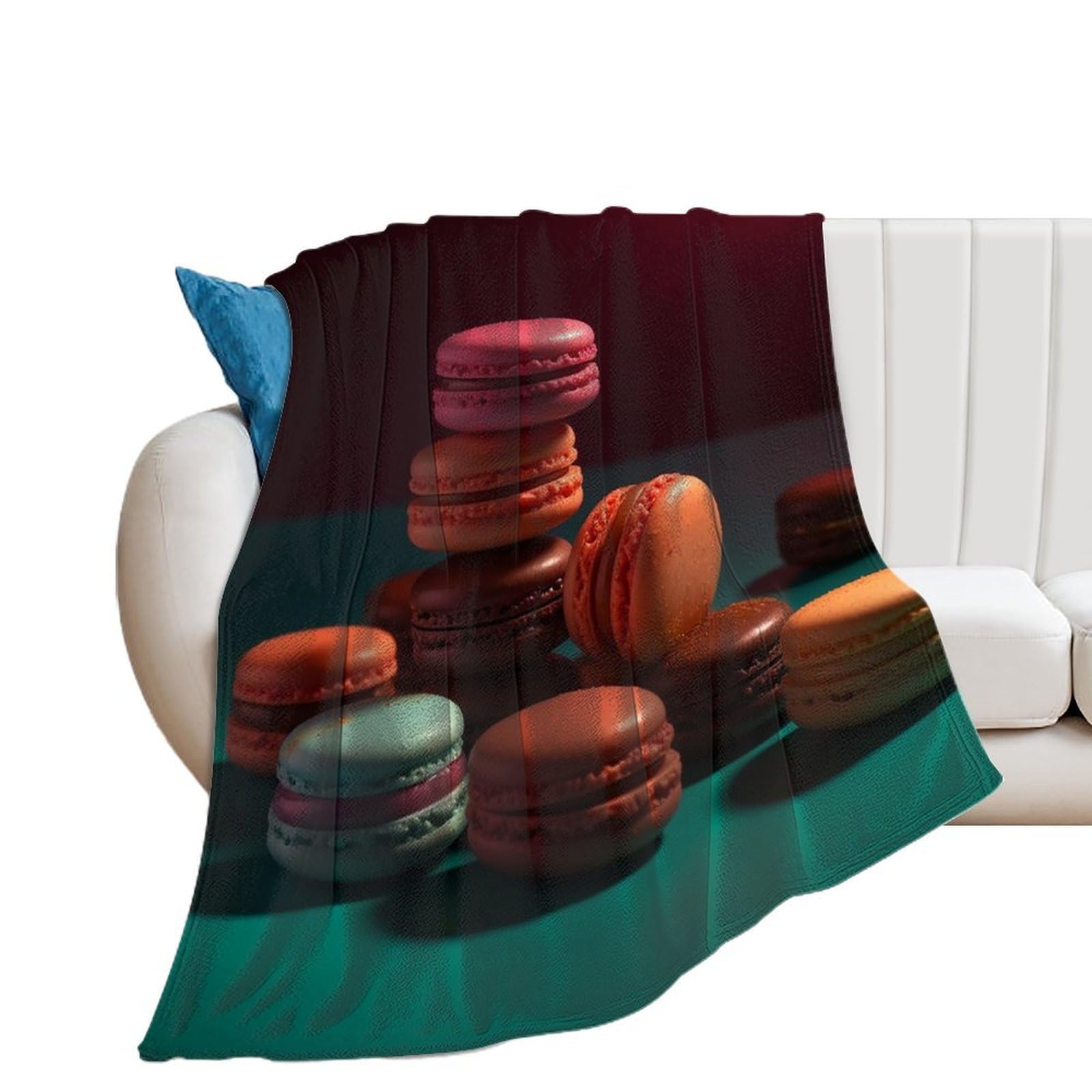 Couverture en flanelle légère pour lit et soirées cocooning