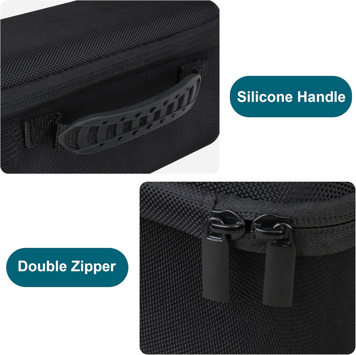 Canboc Carrying Case for Sony ULT Field 3 Wireless Portable Bluetooth Speaker, Mesh Pocket fits USB Cable or Other Accessories, Black - Image 5