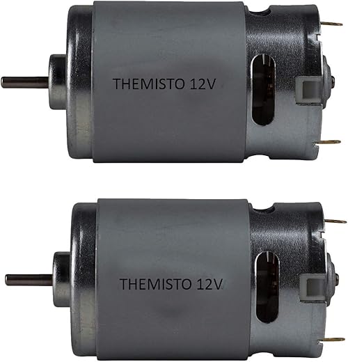 Themisto 12Volt DC Motor(Multipurpose Brushed Motor for DIY applications PCB Drill Pack OF (2 PC)