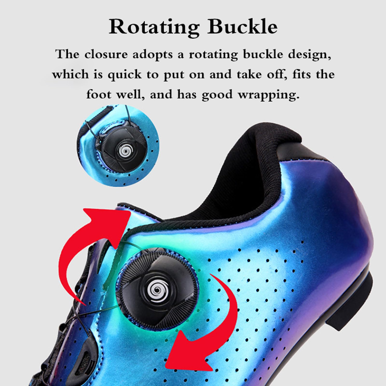 Scarpe Ciclismo Uomo,Scarpe Ciclismo,Scarpe Ciclismo per Bici da Strada,Scarpe da Ciclismo da Bici,Scarpe da Ciclismo Uomo Strada,Traspirante,Leggero,Mountain Bike per Bici da Strada.